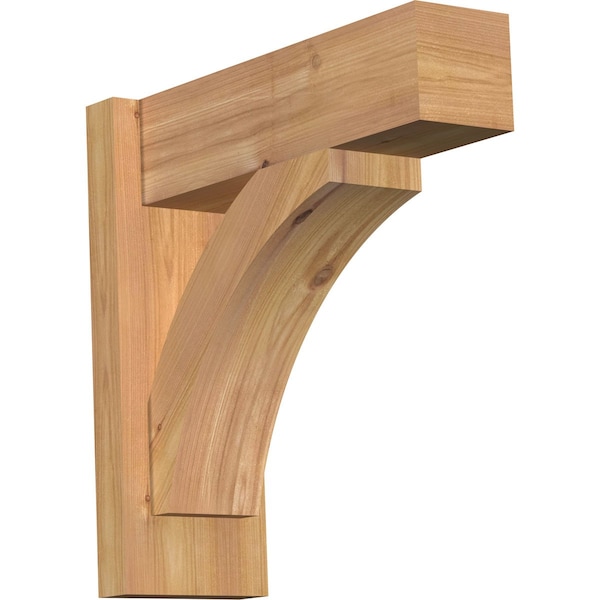 Ekena Millwork Thorton Block Smooth Outlooker, Western Red Cedar, 5 1/2"W x 16"D x 16"H OUT06X16X16THR05SWR - main